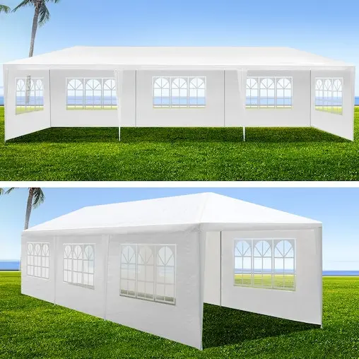 Instahut Gazebo 3x6 Outdoor Marquee Gazebos Wedding Camping Tent 8 Panel - Image 4