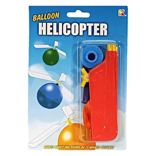 Discovery Zone 2x Discovery Helicopter Balloon 21cm Kit Fun Outdoor Toy 8y+ Kids/Children Asst - Image 2