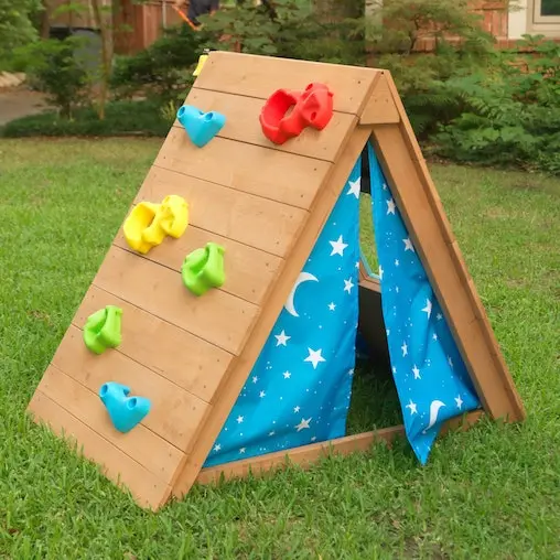 KidKraft A-Frame Hideaway And Climb - Image 2