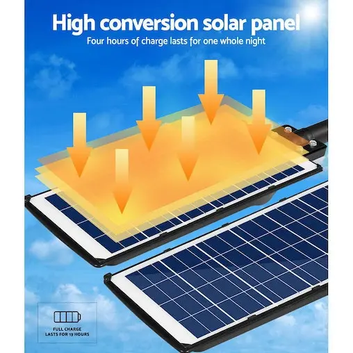 Unbranded LED Solar Street Flood Light Motion Sensor Remote Outdoor Garden Lamp Lights 120W - Image 6