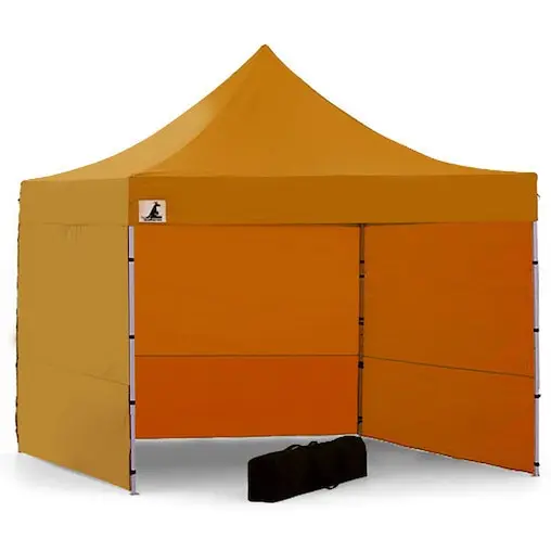 Gazebo Tent Marquee 3x3 PopUp Outdoor Wallaroo - Orange - Image 5
