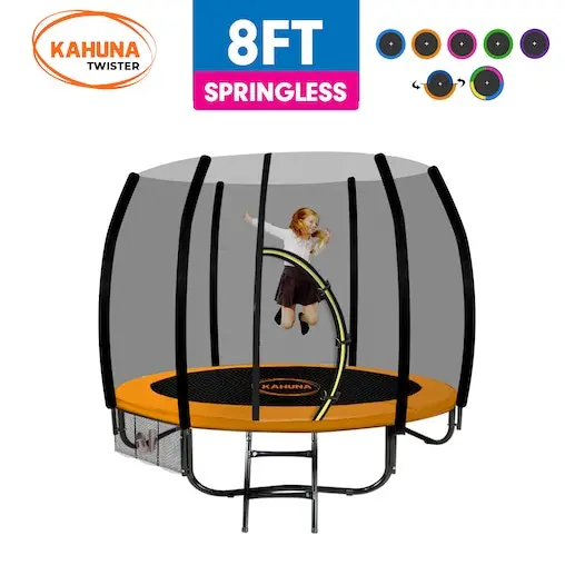 Kahuna 8ft Twister Springless Trampoline - Image 2