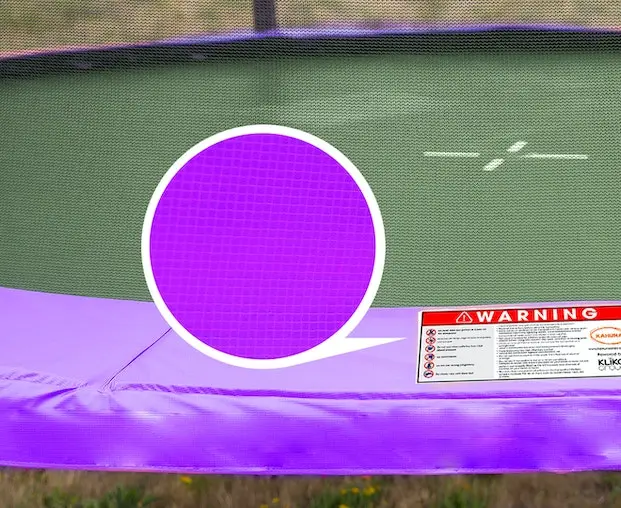 Trampoline 12 Ft Kahuna With Basketball Set - Purple - Image 7