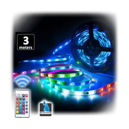 Sansai 3m USB Powered RGB LED Strip Light PC/Monitor Backlight W/ Remote Control - Image 5