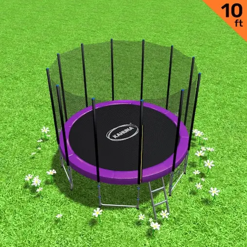 Kahuna Blizzard 10ft Trampoline With Net Purple - Image 2