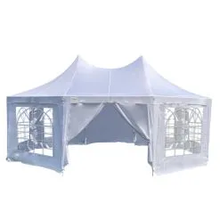 Wallaroo 6x4.5m Wedding Gazebo Marquee With Sidewalls