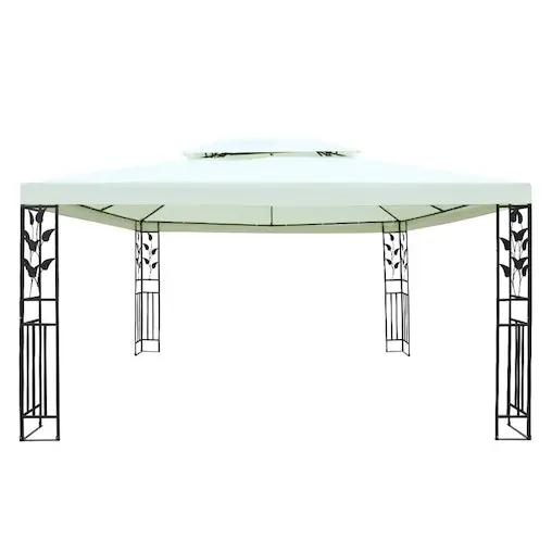 Instahut Gazebo Marquee Tent Wedding Gazebos White 4x3m - Image 3