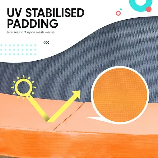 Kahuna 10ft Springless Trampoline With Basketball Set - Image 4