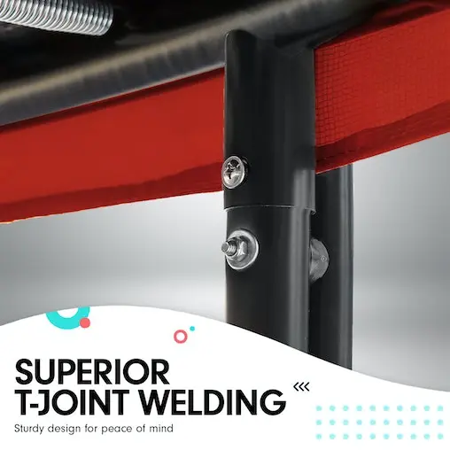 Kahuna Trampoline 8 Ft X 11 Ft Outdoor Rectangular Rainbow - Image 7