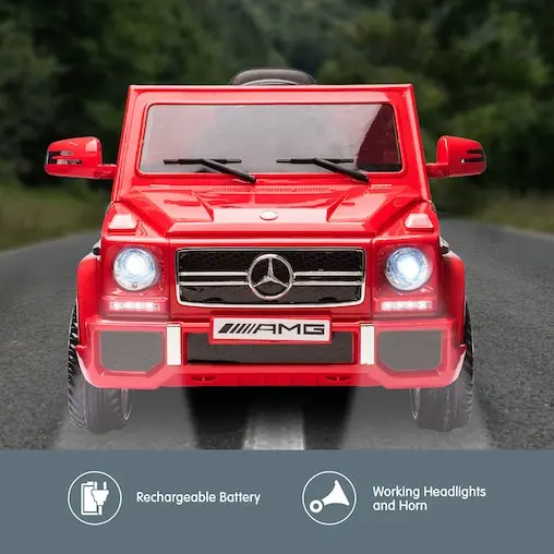 Kahuna Mercedes Benz AMG G65 Licensed Kids Ride On Electric Car With RC - Red - Image 10