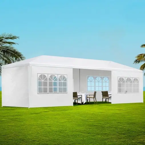 Instahut Gazebo 3x6 Outdoor Marquee Gazebos Wedding Camping Tent 8 Panel - Image 7