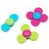 Fat Brain Toy Co 3pc Fat Brain Toys Whirly Squigz Sensory Toy Fidget Silicone Spinner Baby 10m+