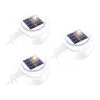 Lenoxx Solar Multipurpose Light (3-Piece, White) W/ Screw & Mount, Energy-Saving