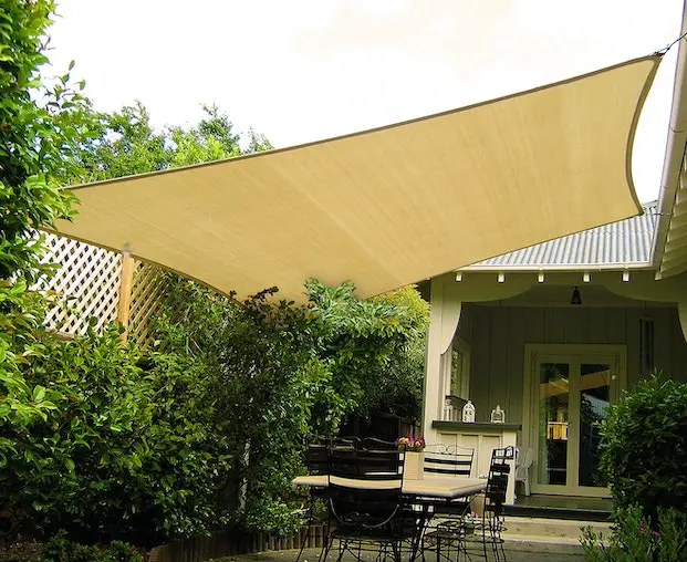 Wallaroo Rectangular Shade Sail 6m X 4m - Sand - Image 3