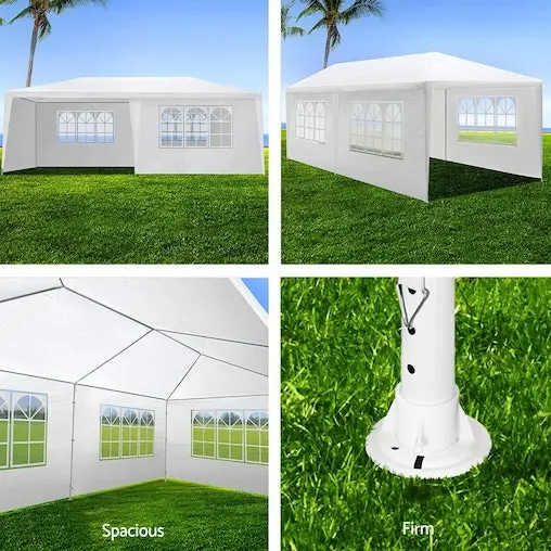 Instahut Gazebo Marquee Outdoor Wedding Gazebos Tent 3x6m - Image 6