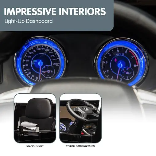 Kahuna Mercedes Benz AMG G65 Licensed Kids Ride On Electric Car Remote Control - Black - Image 2