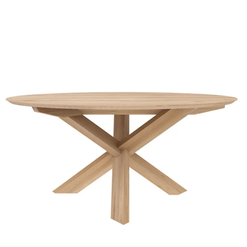 Ethnicraft Circle Oak Table - Image 2
