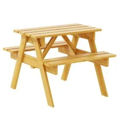 Keezi Kids Outdoor Table And Chairs Picnic Garden Bench Wooden