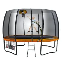 Kahuna 10ft Springless Trampoline With Basketball Set