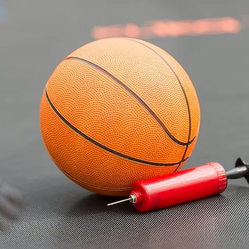 Kahuna Blizzard 16ft Trampoline With Basketball Pink - Image 8