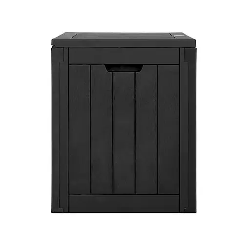 Gardeon Outdoor Lockable Storage Box 118L - Black - Image 3