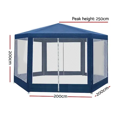 Instahut Outdoor Pop Up Gazebo - Navy - Image 2