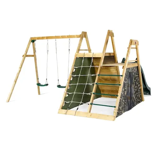 Plum Play Climbing Pyramid With Swings And Slide