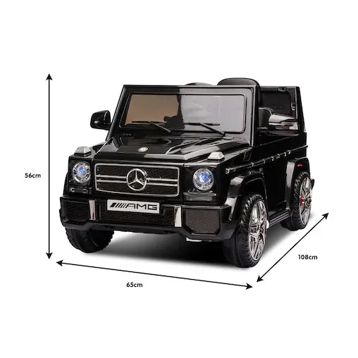 Kahuna Mercedes Benz AMG G65 Licensed Kids Ride On Electric Car Remote Control - Black - Image 5