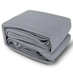 Instahut Sun Shade Sail Cloth Shadecloth Outdoor Canopy Rectangle 280gsm 5x6m Grey