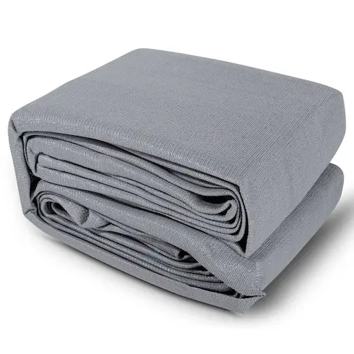 Instahut Sun Shade Sail Cloth Shadecloth Outdoor Canopy Rectangle 280gsm 5x6m Grey