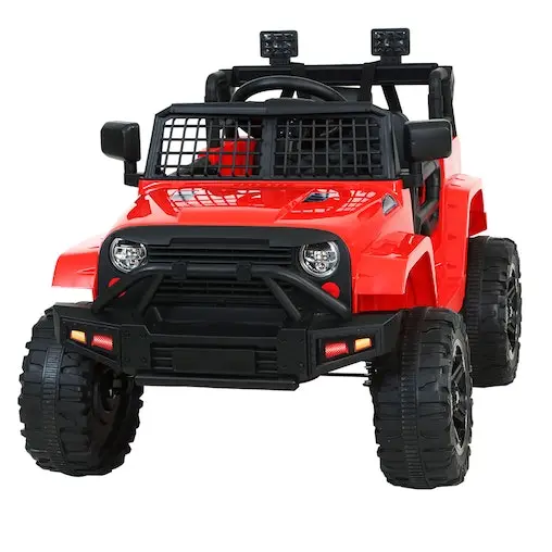 Rigo Kids Ride On Car Electric 12V Car Toys Jeep Battery Remote Control Red - Image 3