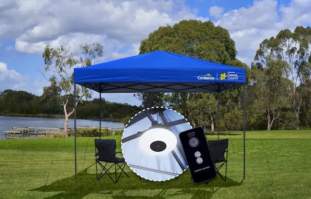 Coolaroo 3x3m Pop-up Gazebo With LED Light - Image 2