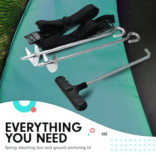 Kahuna Classic 6ft Trampoline - Green - Image 5