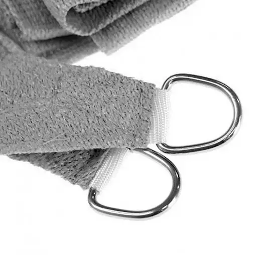 Wallaroo Outdoor Sun Shade Sail Canopy Grey Square 6 X 6M - Image 3