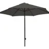 Shelta Malibu 2.5m Hexagonal Umbrella Charcoal