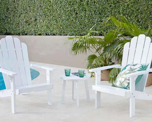 Milly 3 Piece Timber Adirondack Set - Image 2