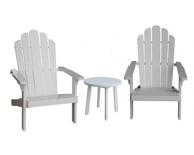 Milly 3 Piece Timber Adirondack Set - Image 3