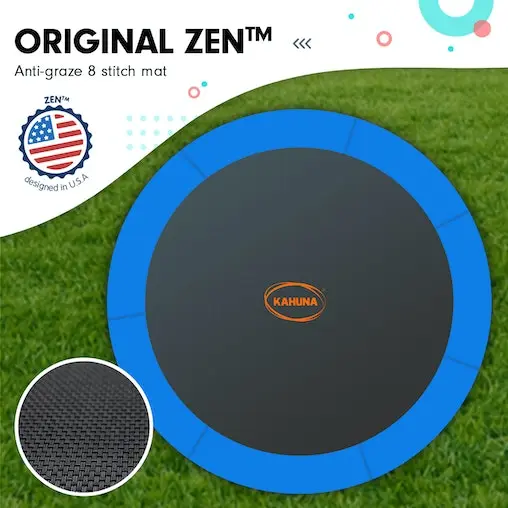 Kahuna Blizzard 8ft Trampoline With Basketball Set - Blue - Image 5