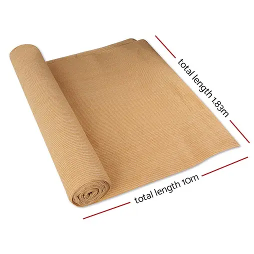 Instahut 70% Sun Shade Cloth Shadecloth Sail Roll 175gsm 1.83x10m - Image 2