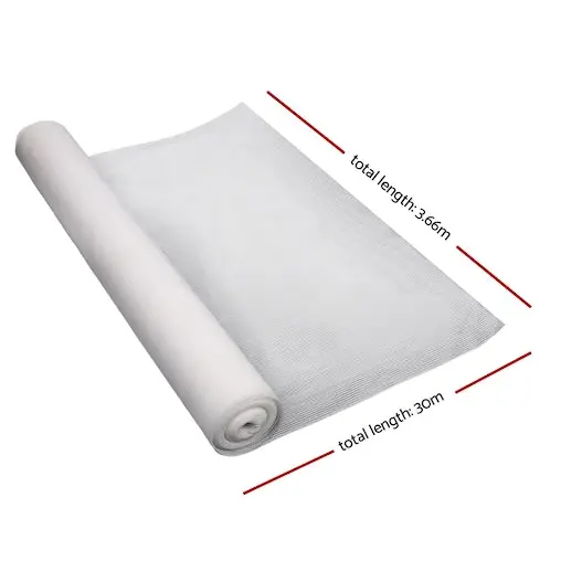 Instahut 3.66x30m 50%UV Shade Cloth Shadecloth Sail Garden Mesh Roll Outdoor - Image 3