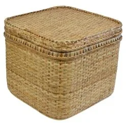 Theo And Joe Mandalay Rattan Chest Square