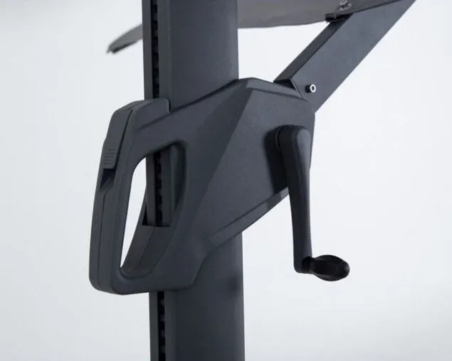 Rome 3.5m Octagonal Solar LED Cantilever Charcoal Umbrella - Image 4