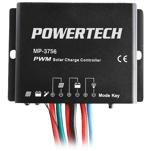 Powertech 12V/24V 10A PWM Auto Solar Charge Controller W/ Timer Function IP67 - Image 2