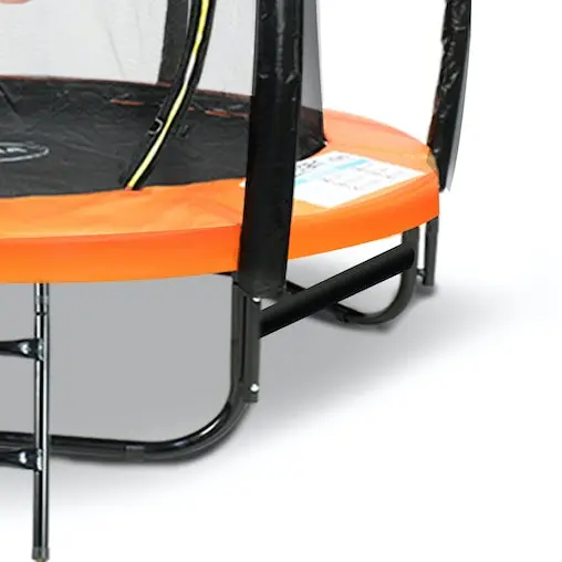 Trampoline Kahuna 8 Ft With Basketball Set - Orange - Image 9