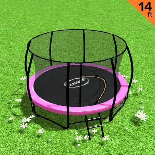 Trampoline Kahuna Classic 14ft Round - Pink - Image 2