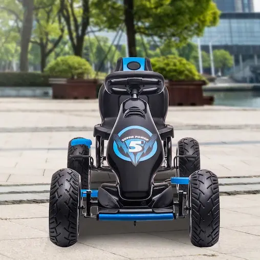 Kahuna G18 Kids Ride On Pedal Go Kart - Blue - Image 15