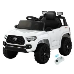 Rigo Toyota Ride On Car Kids Electric Off Road Tacoma Jeep White