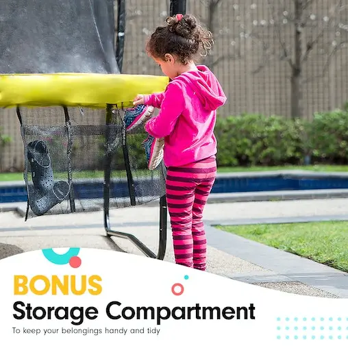 Kahuna Trampoline 8 Ft X 11 Ft Outdoor Rectangular Rainbow - Image 9