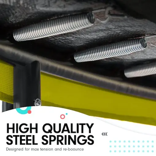 Kahuna Trampoline 8 Ft X 11 Ft Outdoor Rectangular Rainbow - Image 6