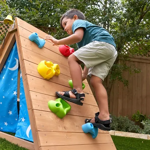 KidKraft A-Frame Hideaway And Climb - Image 5
